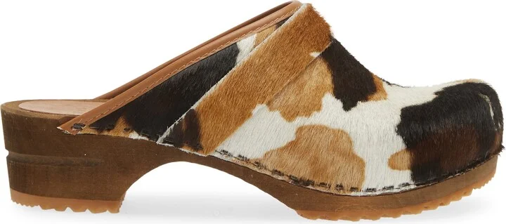 Caroline Genuine Calf Hair Clog - Image 3