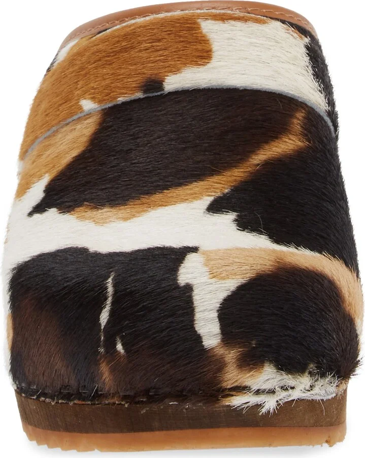 Caroline Genuine Calf Hair Clog - Image 4