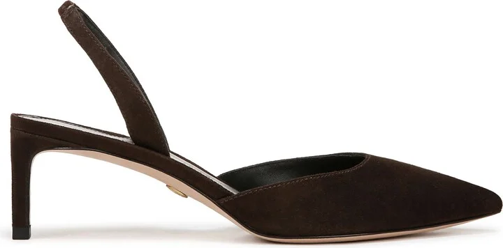 Caroline Slingback Pointed Toe Kitten Heel Pump - Image 3