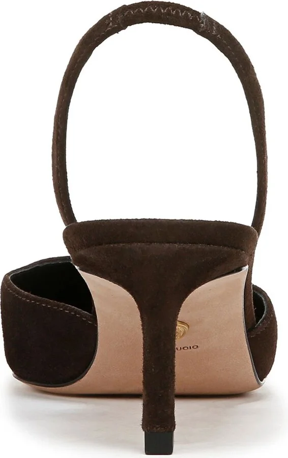 Caroline Slingback Pointed Toe Kitten Heel Pump - Image 7