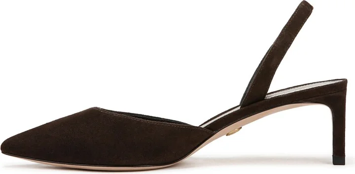 Caroline Slingback Pointed Toe Kitten Heel Pump - Image 9