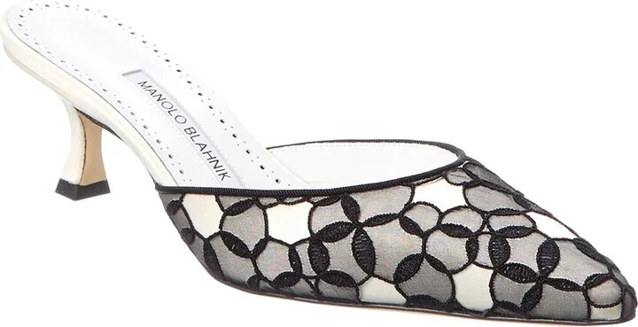 Carolyne 70 Satin Mule