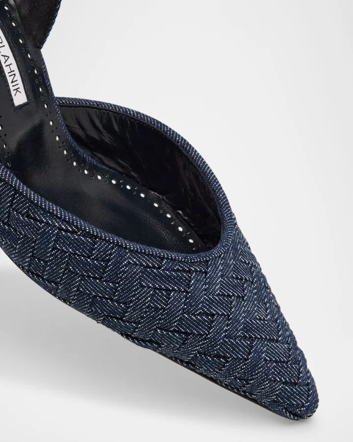 Carolyne Chambray Slingback Pumps - Image 6
