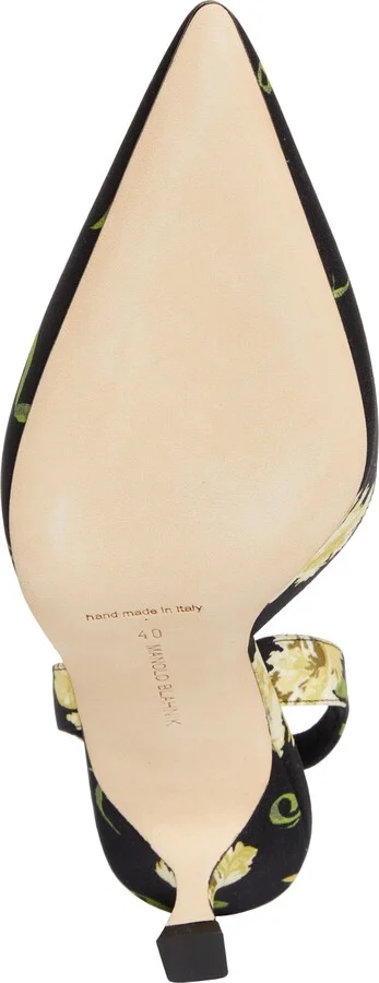 Carolyne Floral Pointed Toe Slingback Pump - Image 6