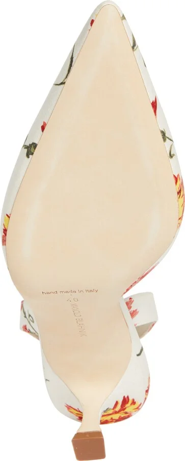 Carolyne Floral Pointed Toe Slingback Pump - Image 6