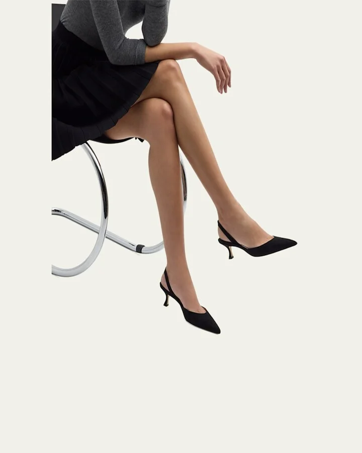 Carolyne Kitten-Heel Halter Pumps - Image 6