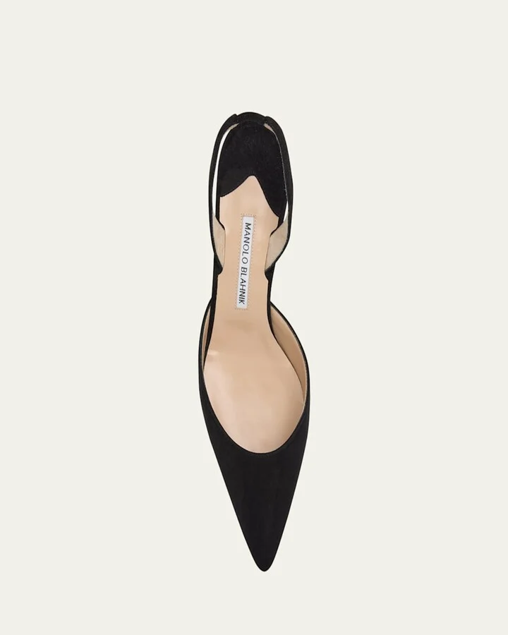 Carolyne Kitten-Heel Halter Pumps - Image 10