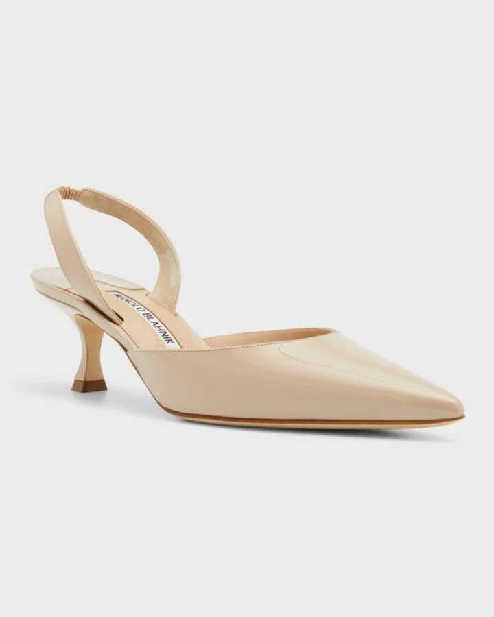 Carolyne Kitten-Heel Halter Pumps - Image 6