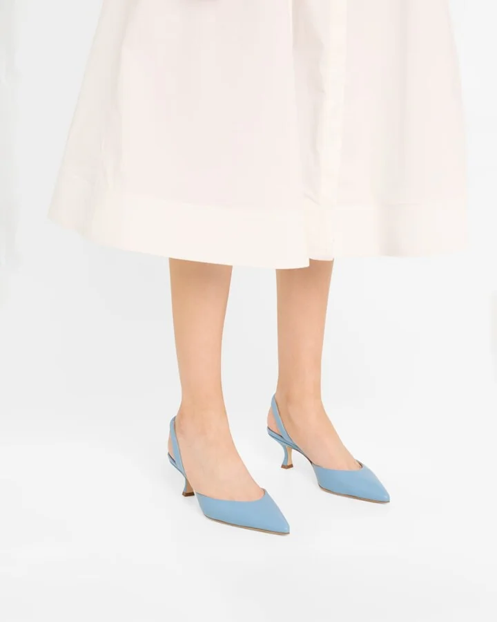 Carolyne Kitten-Heel Halter Pumps - Image 6