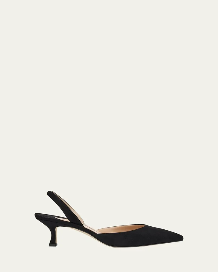 Carolyne Kitten-Heel Halter Pumps