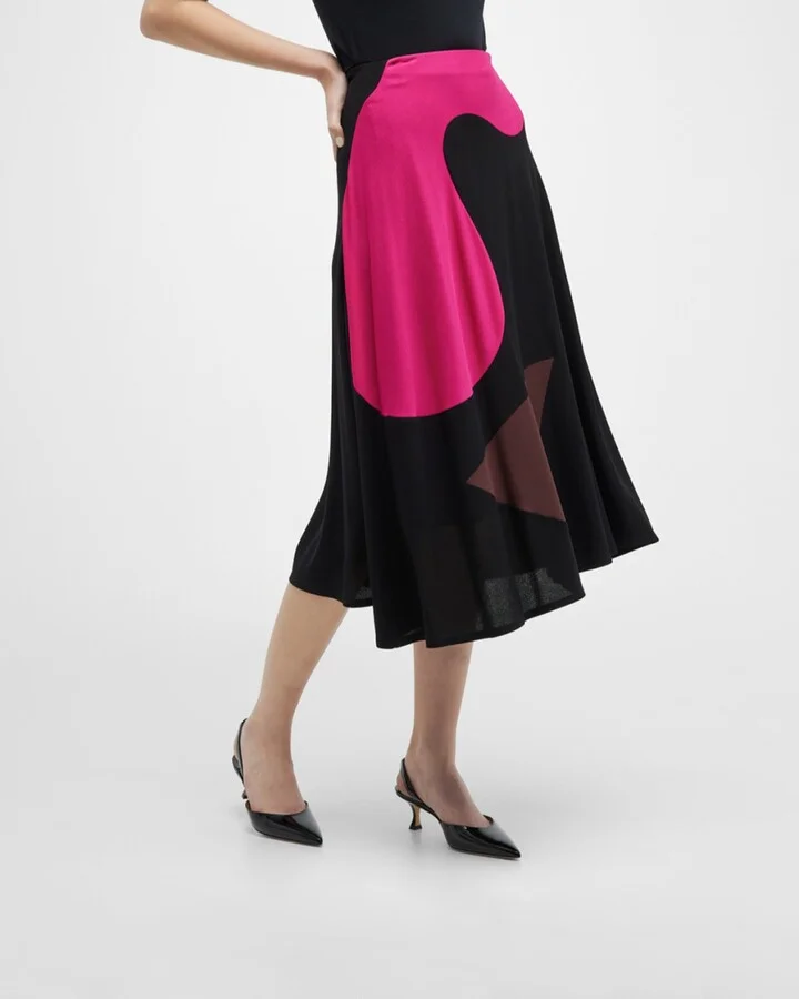 Carolyne Low-Heel Patent Halter Pumps - Image 8