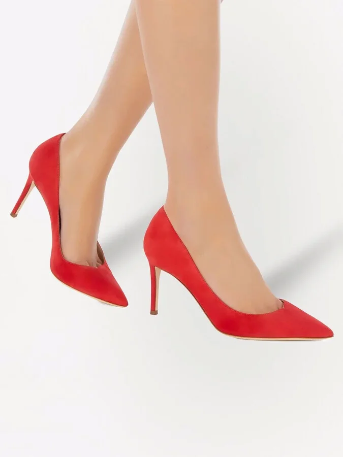 Carolyne suede pumps - Image 4