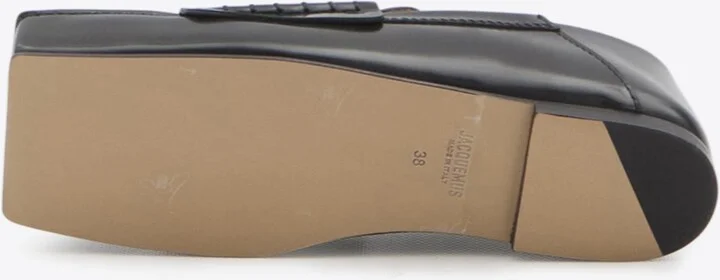 Carré Square-Toe Leather Loafers - Image 3