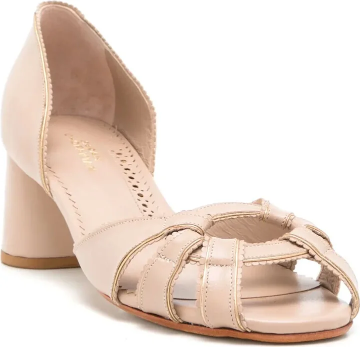 Carrie 45mm peep-toe pumps - Image 2