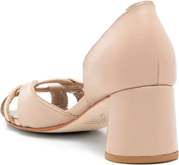 Carrie 45mm peep-toe pumps - Image 3