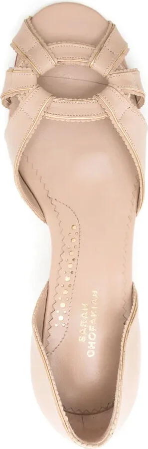 Carrie 45mm peep-toe pumps - Image 4