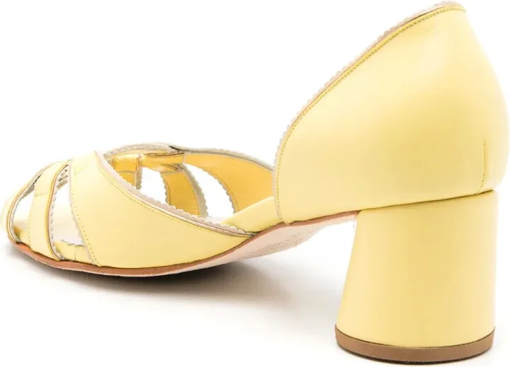 Carrie 55mm open-toe pumps - Image 3