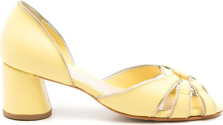 Carrie 55mm open-toe pumps