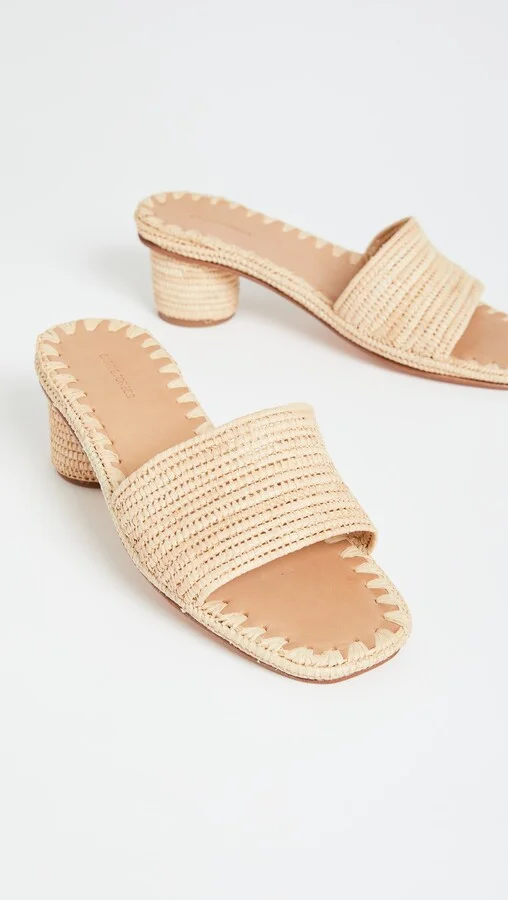 Carrie Forbes Bou Heeled Mules - Image 2