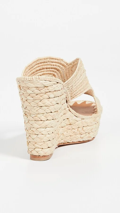 Carrie Forbes Lina Wedge Mules - Image 4