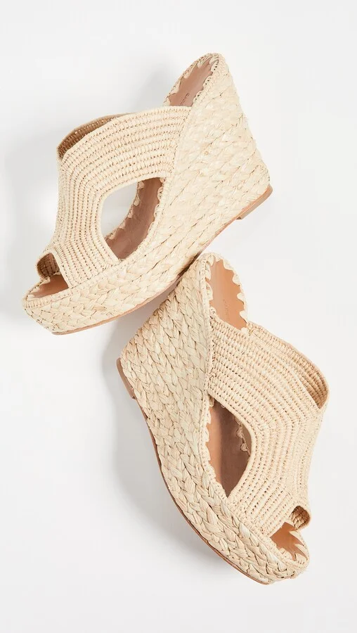 Carrie Forbes Lina Wedge Mules - Image 5