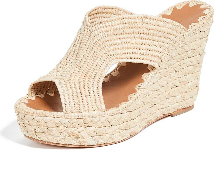 Carrie Forbes Lina Wedge Mules