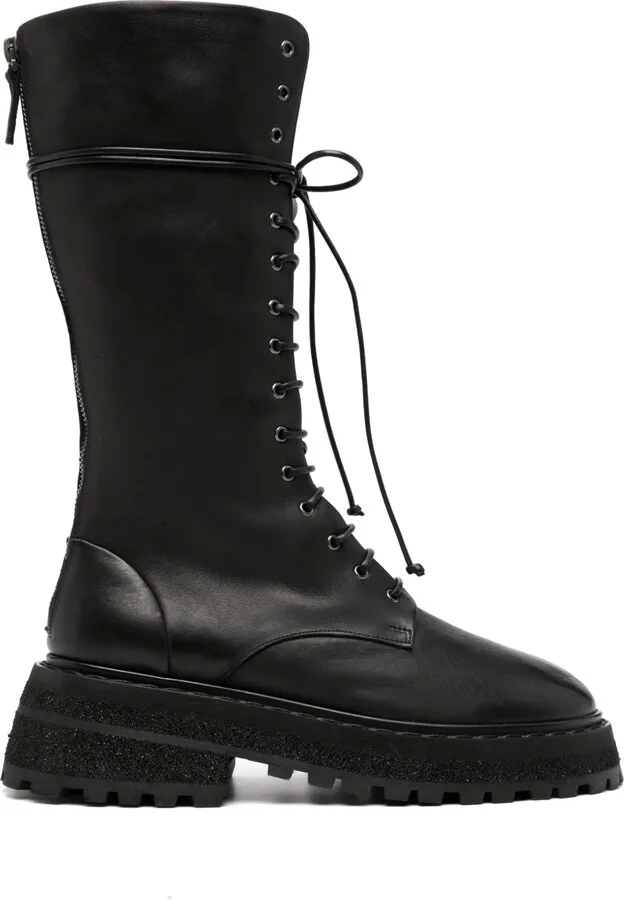 Carro lace-up leather boots