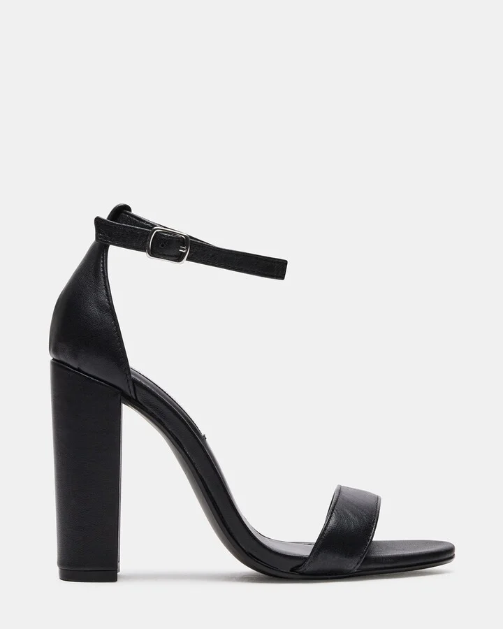 Carrson Black Leather