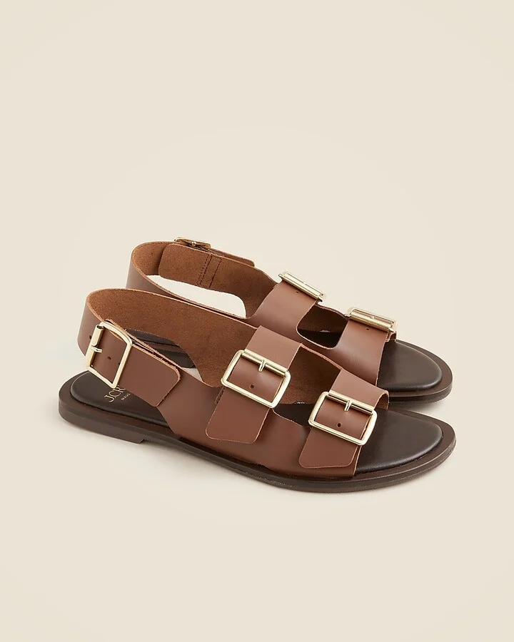 Carsen made-in-Italy slingback sandals in leather - Image 2