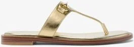 Carson Crackled Metallic Leather Sandal - Image 2