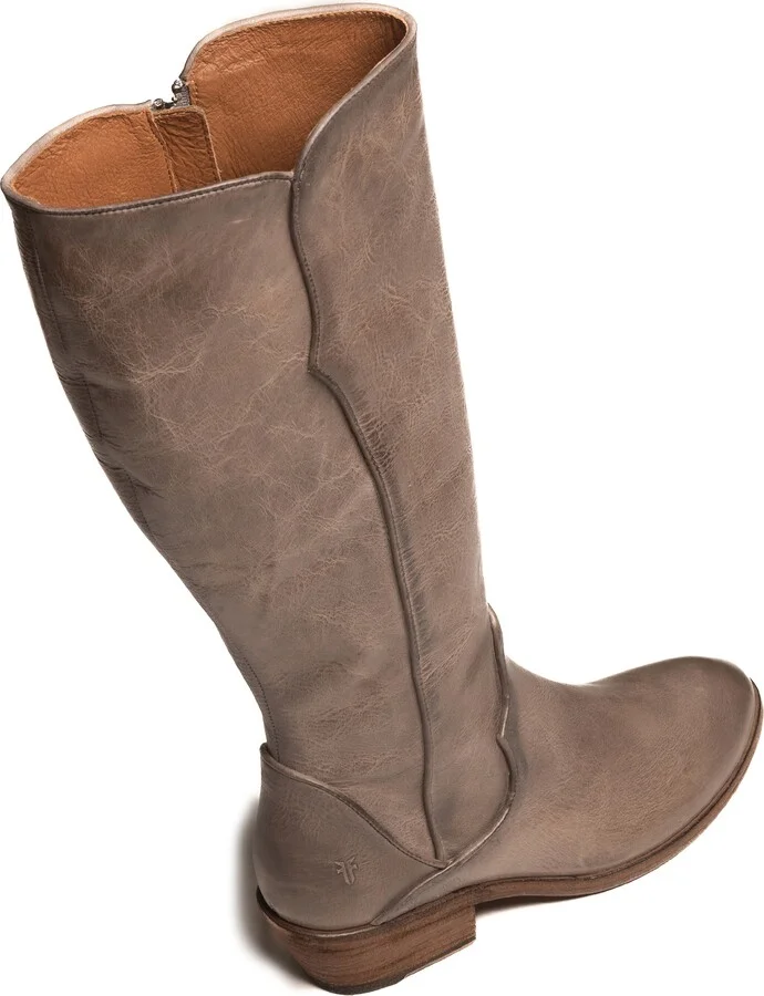 Carson Piping Knee High Western Boot - Image 2