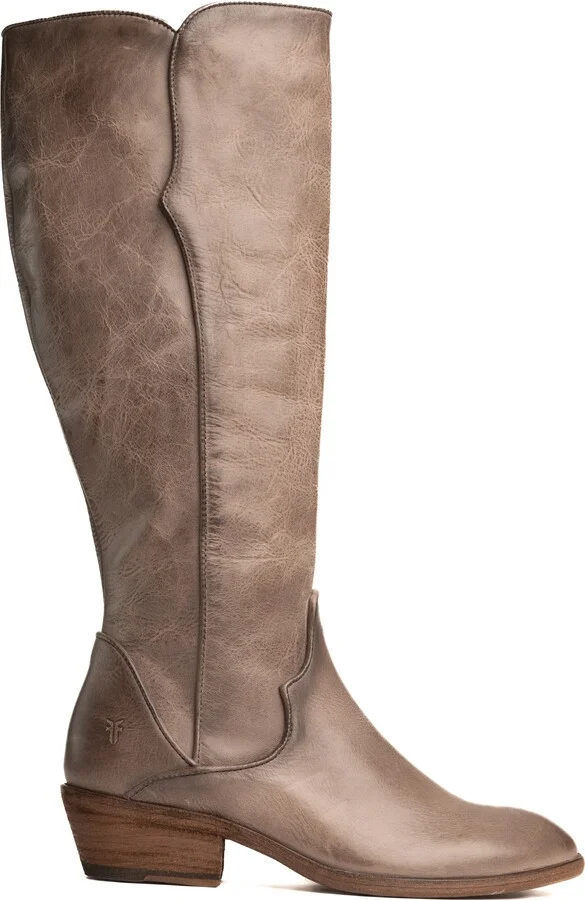 Carson Piping Knee High Western Boot - Image 3