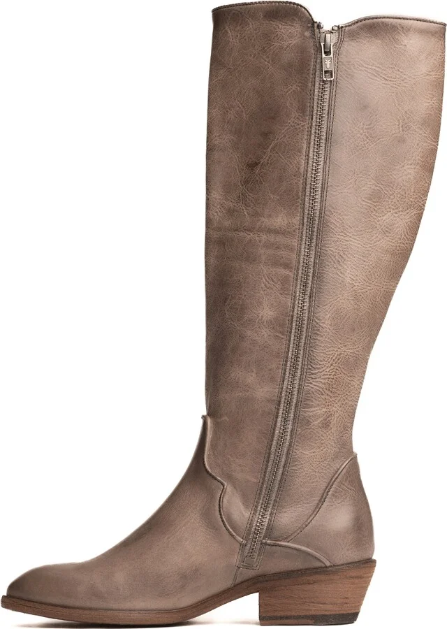 Carson Piping Knee High Western Boot - Image 5