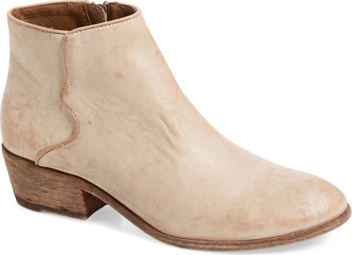 Carson Piping Leather Ankle Boot