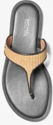Carson Straw T-Strap Sandal - Image 5
