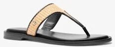 Carson Straw T-Strap Sandal - Image 6