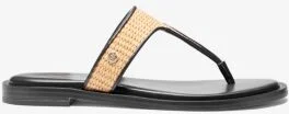 Carson Straw T-Strap Sandal - Image 7