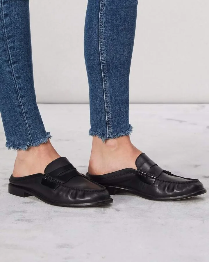Carter Leather Mules - Image 2
