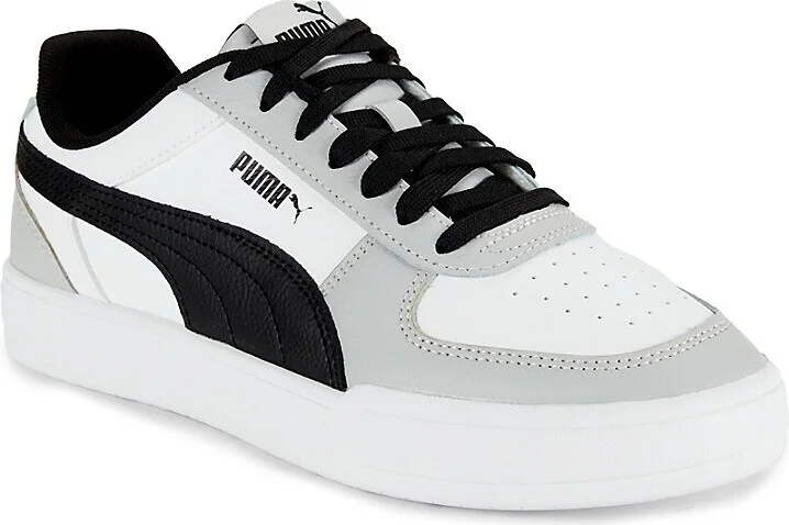 Carter Perforated Leather Low Top Sneakers - Image 2