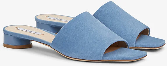 Carter Slide - Suede - Sky Blue - Image 4