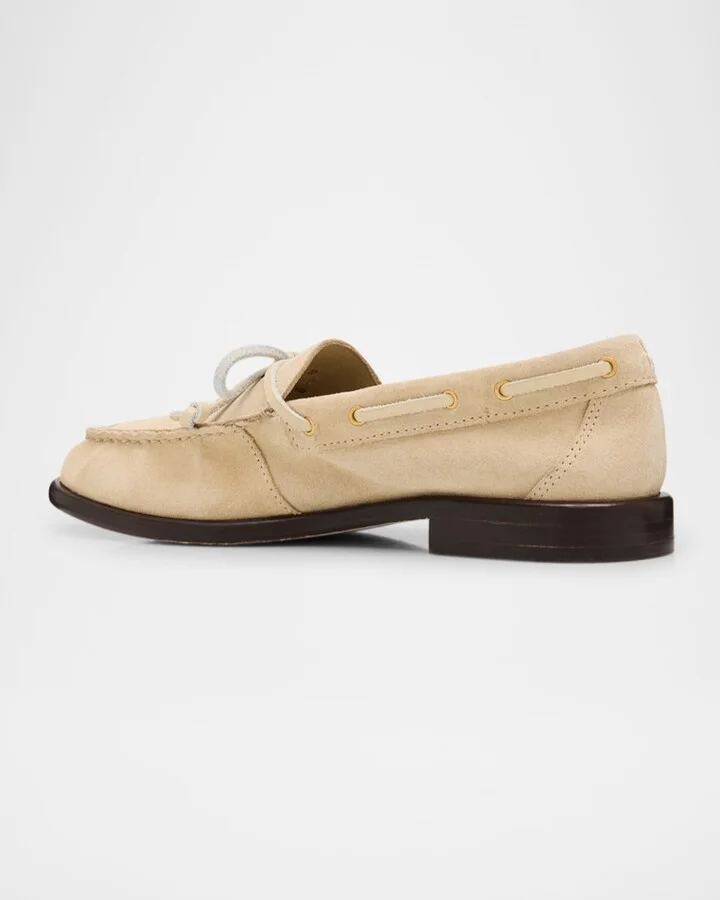 Carter Suede Boat Loafers - Image 2