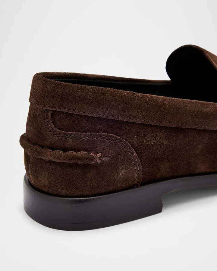 Carter Suede Penny Loafers - Image 3