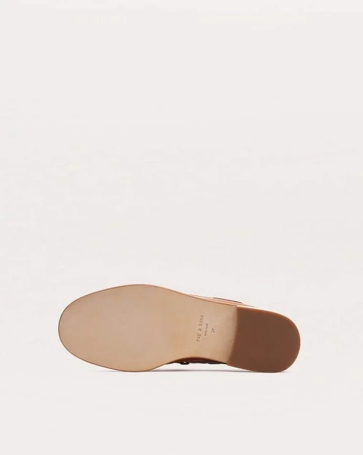 Carter Woven Trimmed Leather Boat Shoes - Image 5