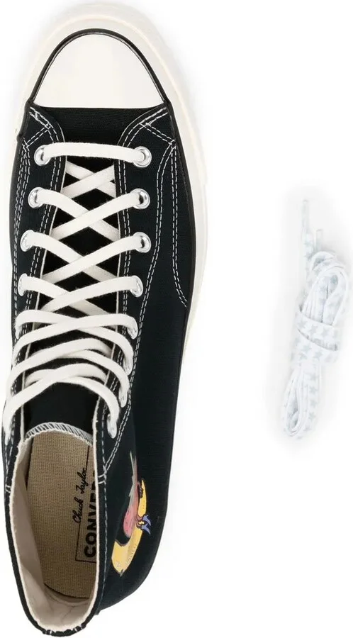 Cartoon-Print Hi-Top Sneakers - Image 4