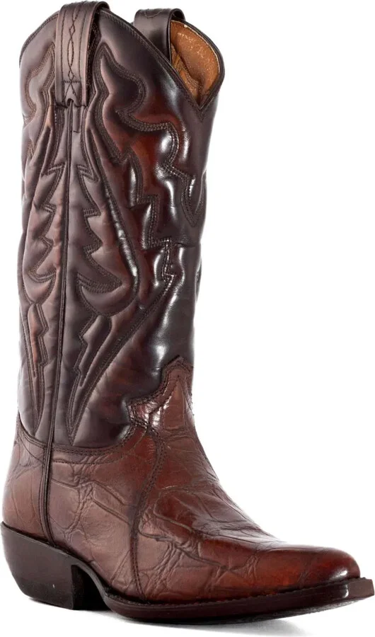 Carved-Motif Leather Boots - Image 2