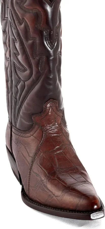 Carved-Motif Leather Boots - Image 3