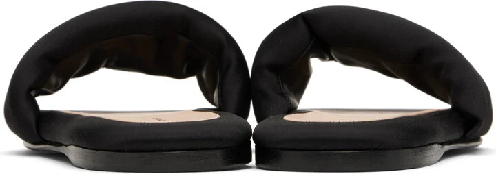 Carven Black Garnier Padded Slides - Image 2