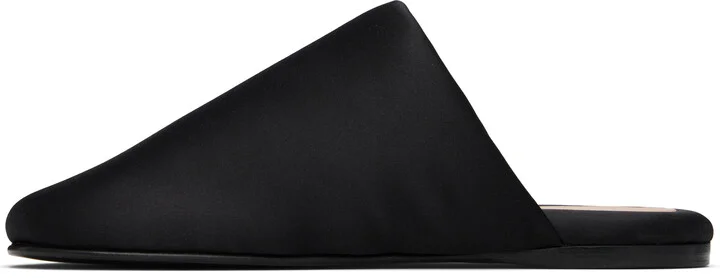 Carven Black Garnier Padded Slippers - Image 3
