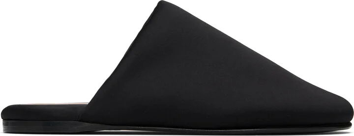Carven Black Garnier Padded Slippers