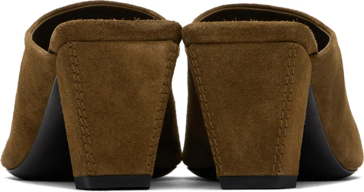 Carven Brown Rivoli Mules - Image 2